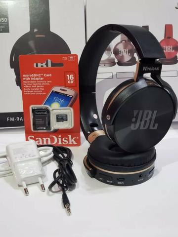 Headphone Jbl Jb950 + Cartão 16gb + Carregador + Capa -