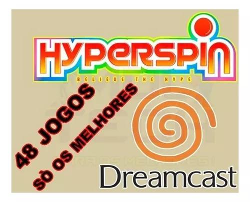 Hyperspin Dreamcast + 48 Jogos - Só Os Melhores