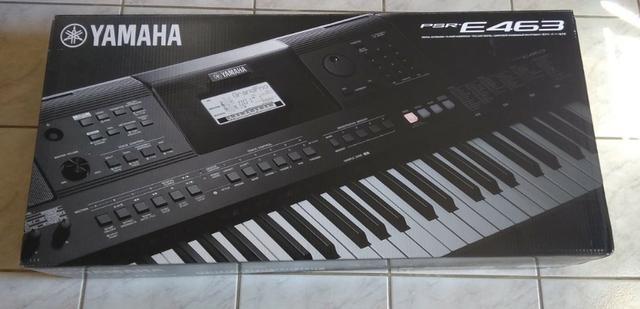 Kit Teclado Yamaha PSR E463 + Capa Bag Luxo + Suporte