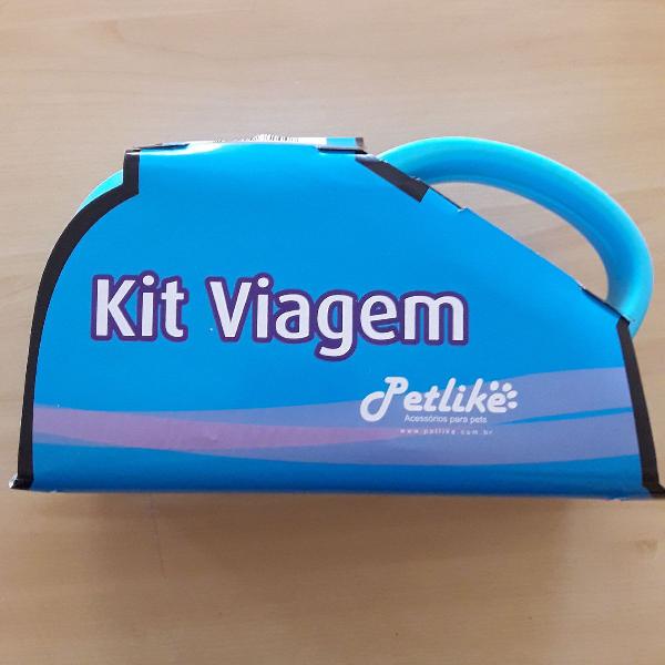 Kit Viagem Petlike Azul