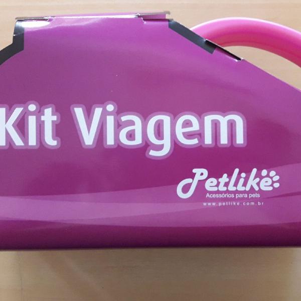 Kit Viagem Petlike Rosa