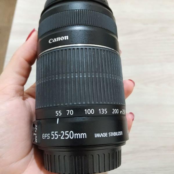 Lente Canon EFS 55-250mm