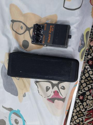 Pedal Boos Metal Zone+Pedal Cry Baby Dunlop