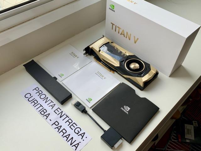 Placa de vídeo Nvidia Titan V Volta 12GB. Aceito troca