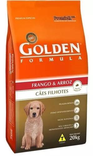 Ração Golden Formula Cães Filhotes Frango E Arroz 20kg