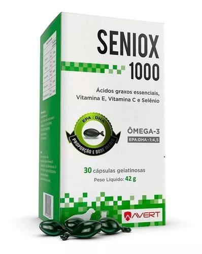 Seniox Avert 1000mg 30 Cápsulas 07/2020 -lojamultitec