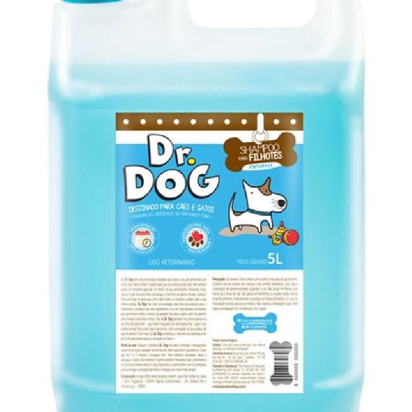 Shampoo para cães e gatos Dr. Dog Neutro e Filhotes 5L