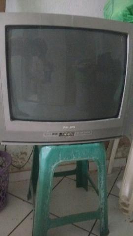 Tv phillips 20" com defeito