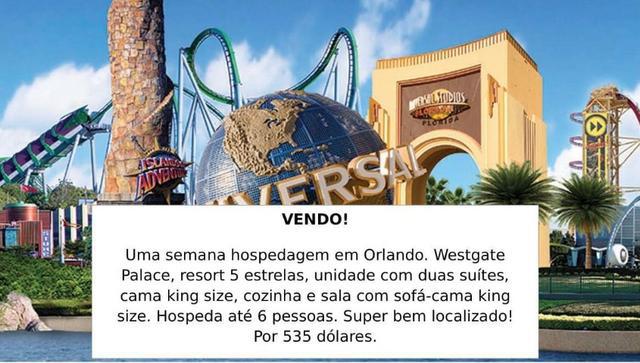 Vendo!! Uma semana hospedagem em Orlando!