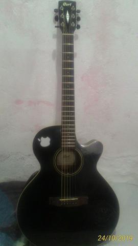 Vendo violão Cort SFX 1 F BKS com capa (Original)