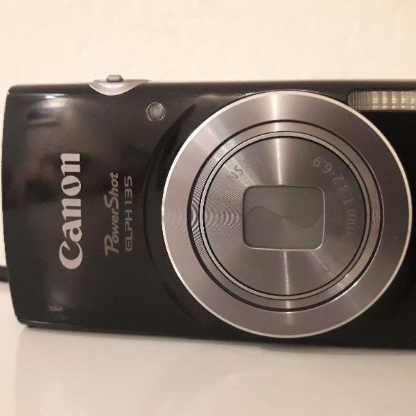 câmera digital canon elph135 + cartão sd 8gb