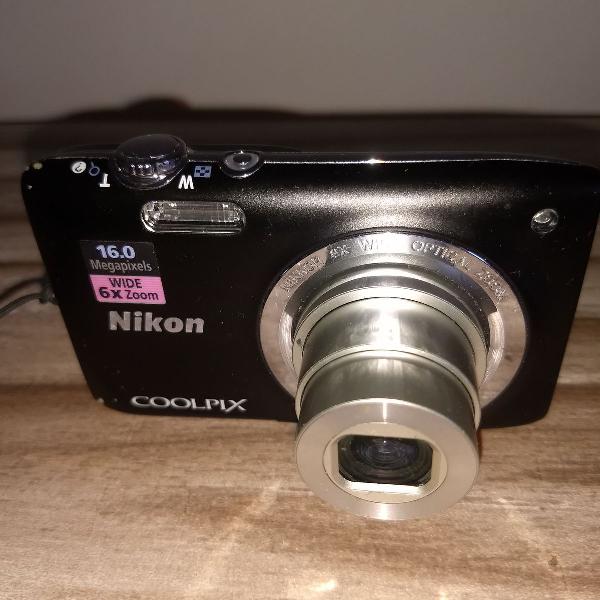 câmera nikon coolpix s270016.0 megapixels
