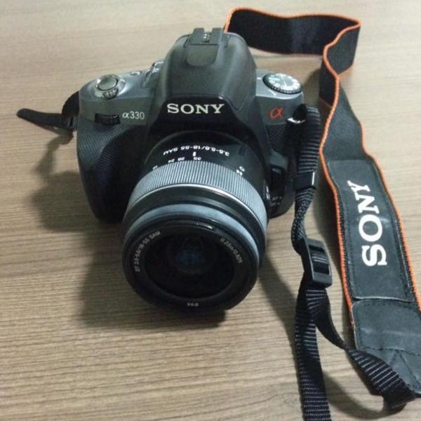 câmera profissional sony alpha a330