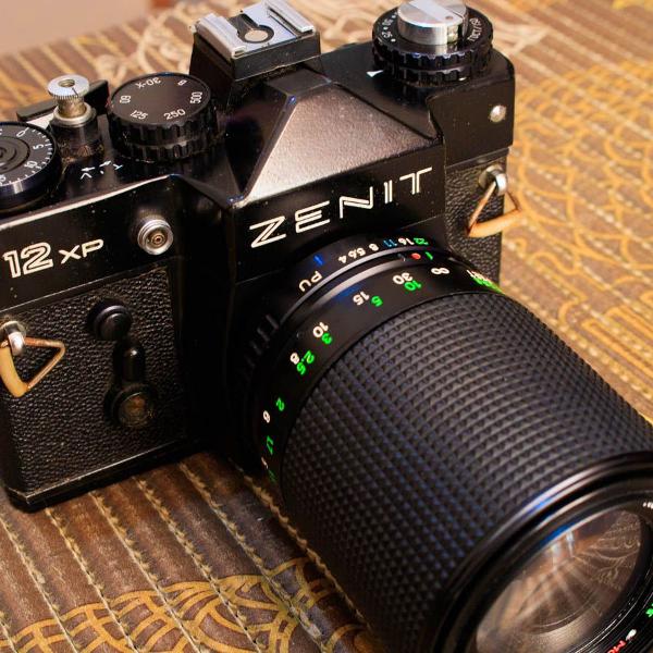 câmera zenit 12xp+ lente zenit 70-200 mm