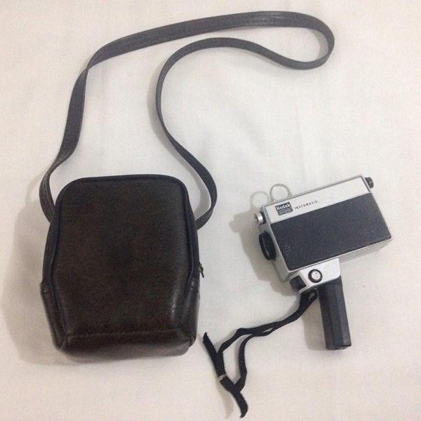 filmadora kodak instamatic m22 vintage ler tudo c bolsa $333