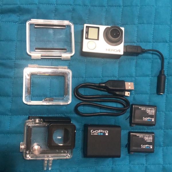 go pro hero 4 silver original com kit