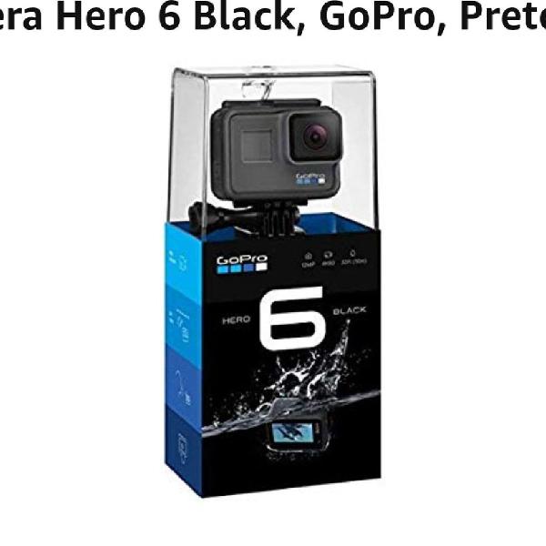 gopro 6 , à prova d'água,4k, 12mpx nova, sem uso, na caixa