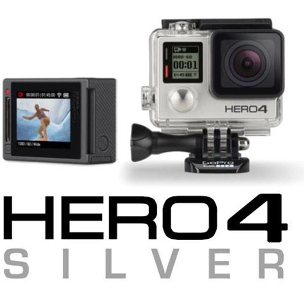 gopro hero4 silver camera go pro 4 tela lcd+64gb