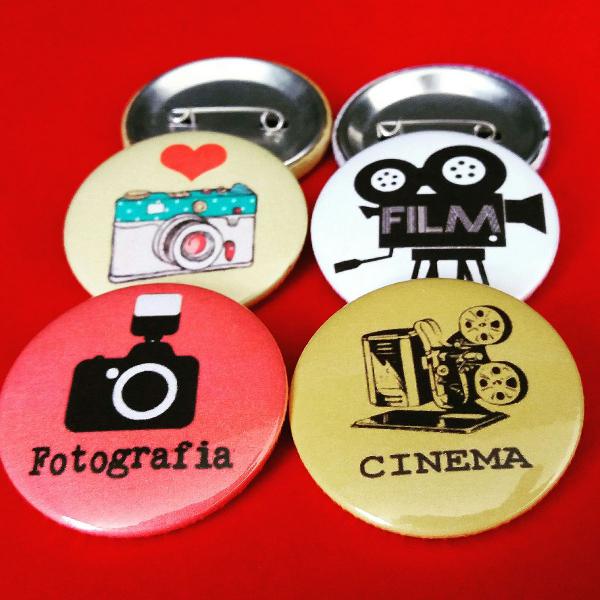 kit (4) buttons: fotografia e filmes