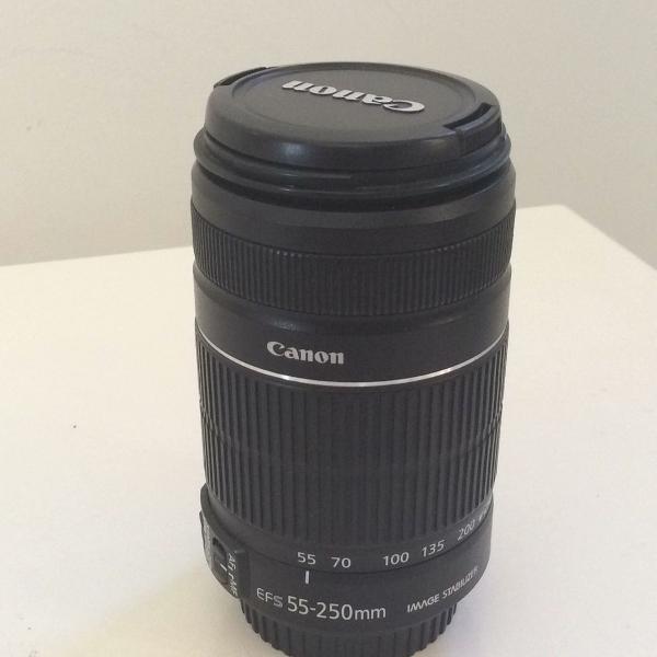 lente canon efs 55-250mm 1:4.5-5.6 is ii