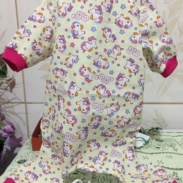 pijama/macacão pet