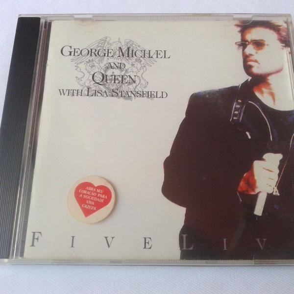 Cd George Michael And Queen With Lisa Stansfield - Five Live