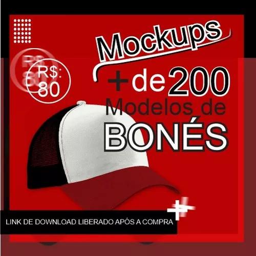 Mockup Boné Americano Com +de 200 Ex