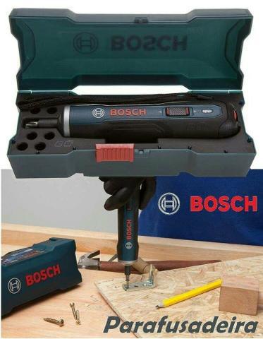 Parafusadeira Bosch GO a Bateria 3,6V - com Maleta