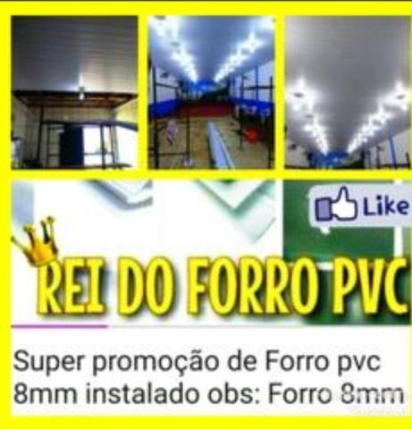 Promoção forro de PVC 8mm instalado 32,99