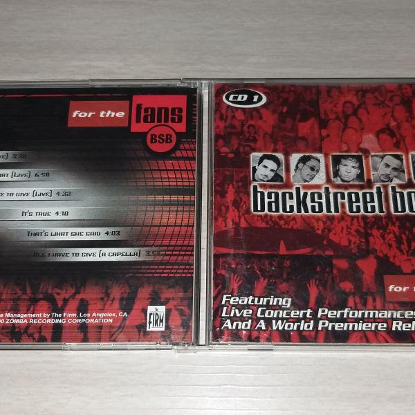 backstreet boys - for fans vol1 cd importado