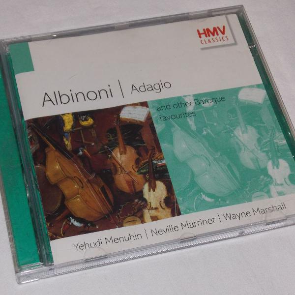cd albioni adágio yehudi menuhin neville marriner e