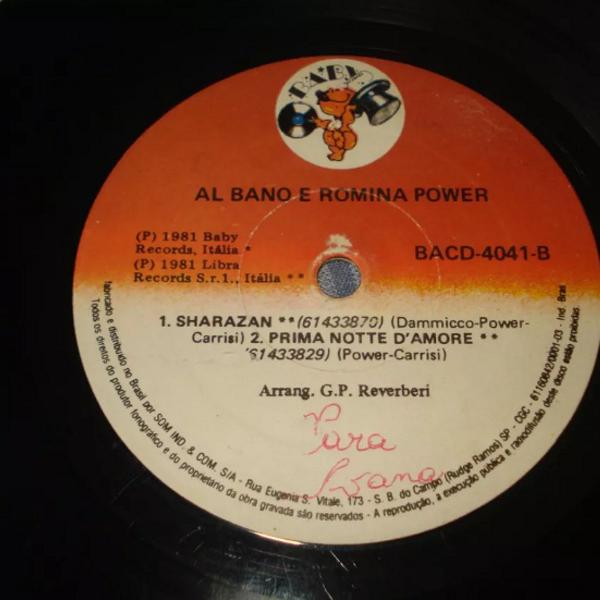 compacto vinil albano e romina power santarosa