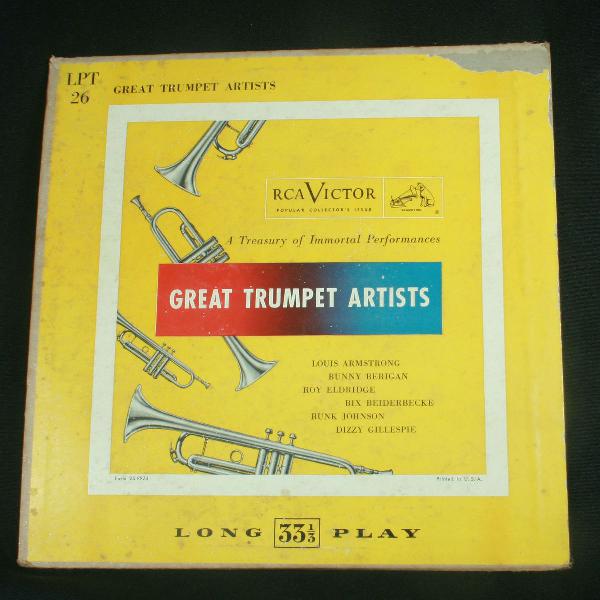 disco de 10 polegadas great trumpet artists