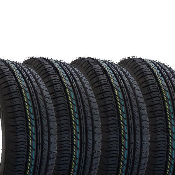 kit 4 pneus 175/65 r14 - remold nacional promoção