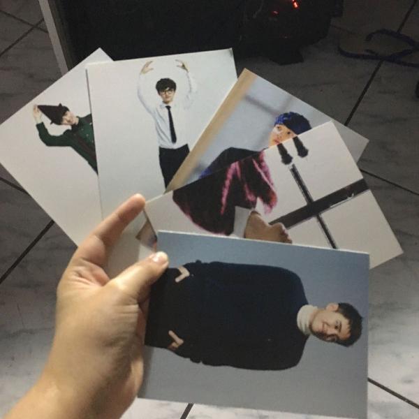 kpop - exo d.o postcard set (5pcs) miracles in december