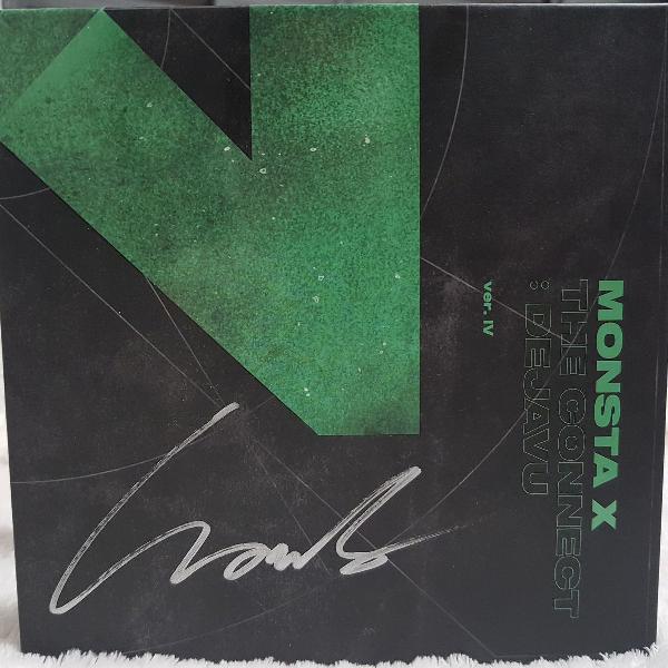 lbum MonstaX The Connect: Dejavu Ver. IV AUTOGRAFADO