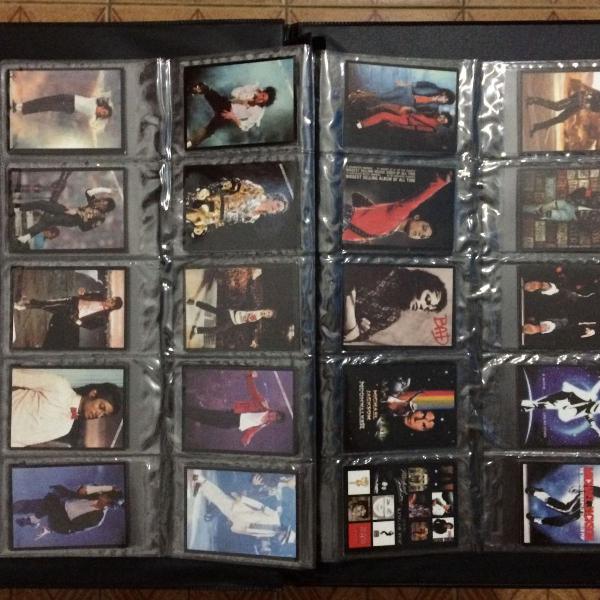 lbum com 80 Foto cards - Michael Jackson