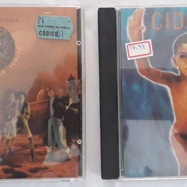 lote 2 cd's cidade negra - o erê / sobre todas as forças