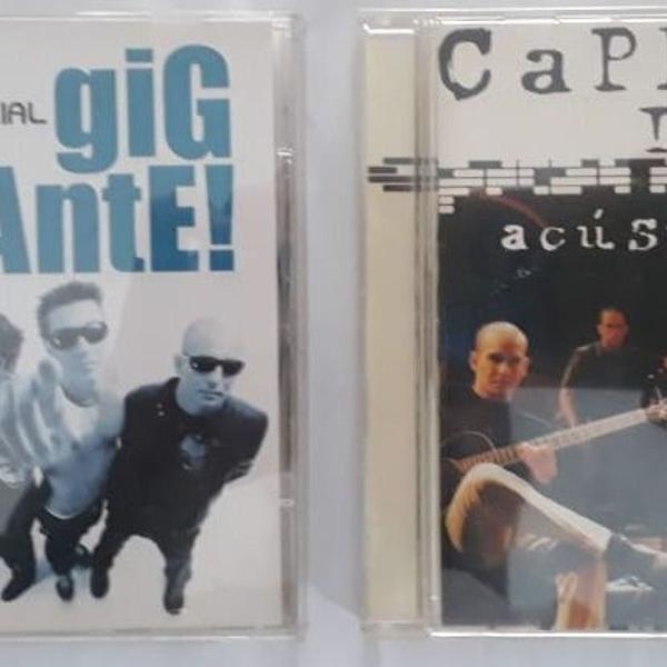 lote 2 cds originais - capital inicial - gigante / acústico