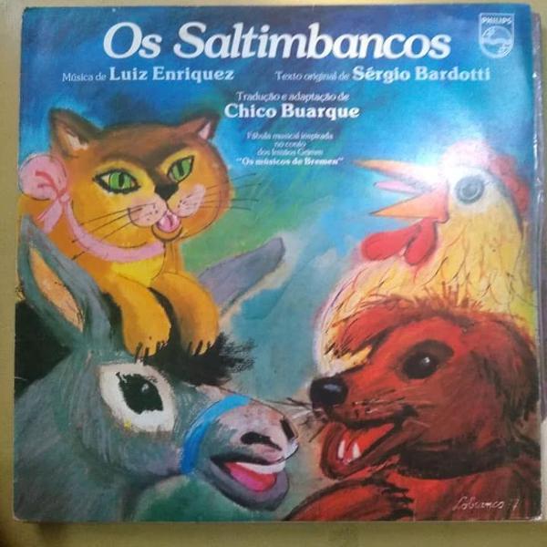 lp - os saltimbancos - chico buarque - philips - 1977