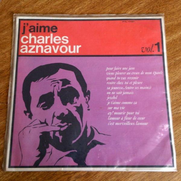 lp vinil charles aznavour j aime volume 1 odeon 1969