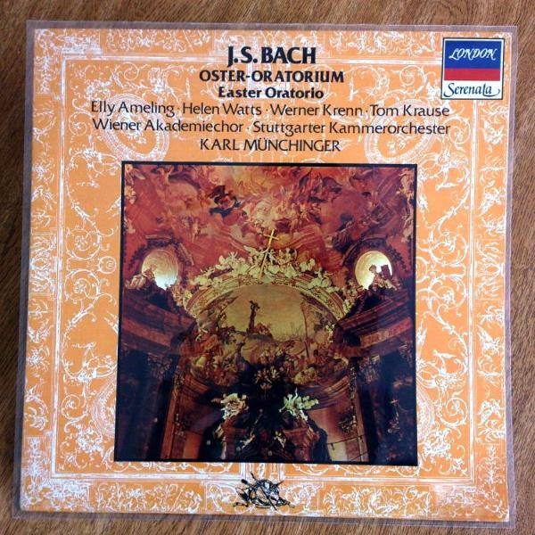 lp vinil j.s.bach oster-oratorium easter oratorio 1986