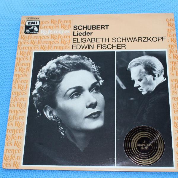 lp vinil schubbert - lieder elisabeth schwarzkopf - edwin