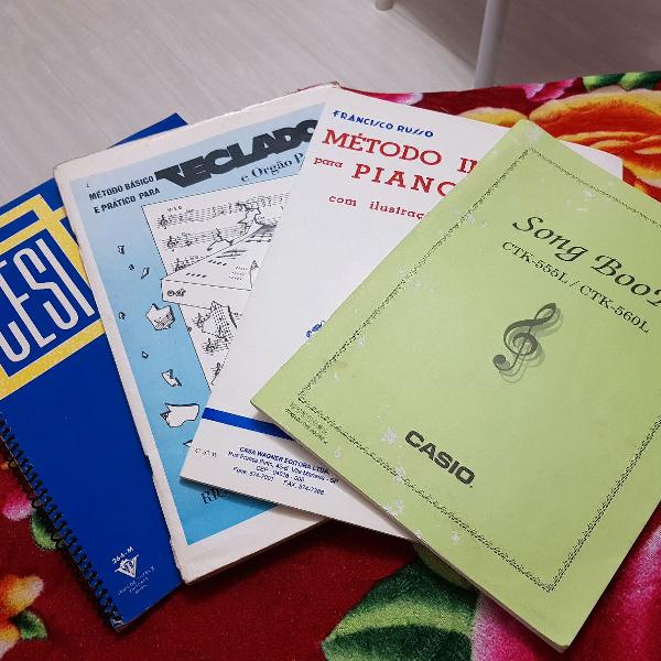 métodos (partituras) para estudo de piano