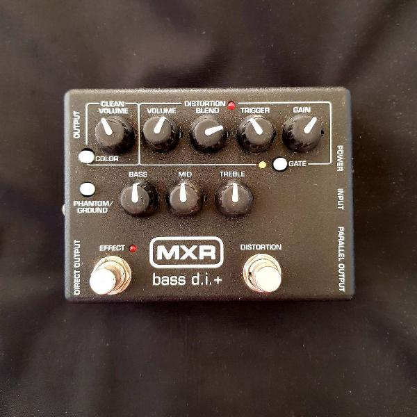 pedal mxr m80 bass d.i + bass distortion pedal