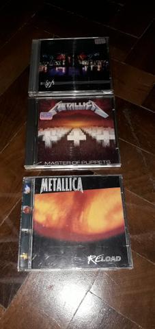 3 CDs METALLICA (ORIGINAIS)