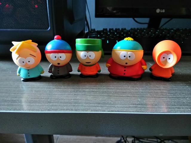 5 Bonecos South Park Eric Cartman, Kenny