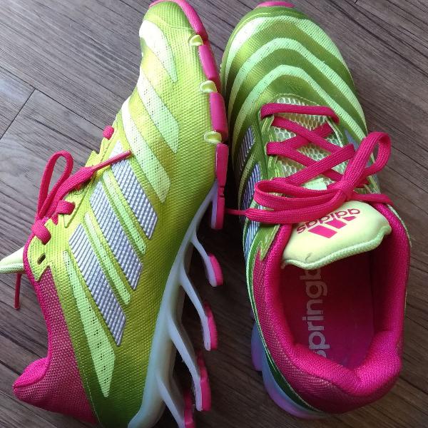 Adidas Springblade - Original!! - 36 - amarelo e rosa -