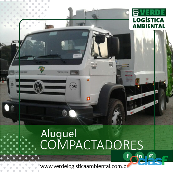 Aluguel de Caminhões Compactadores Caminhão de Lixo