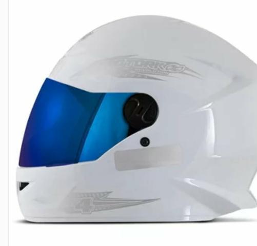 Capacete Novo com viseira espelhada grátis